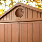 Keter 6×6 Darwin Heavy Duty Plastic Garden Shed – Brown - Image 5