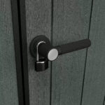 Keter 9x 7 Cortina Heavy Duty Plastic Pent Shed – Dark Green - Image 5