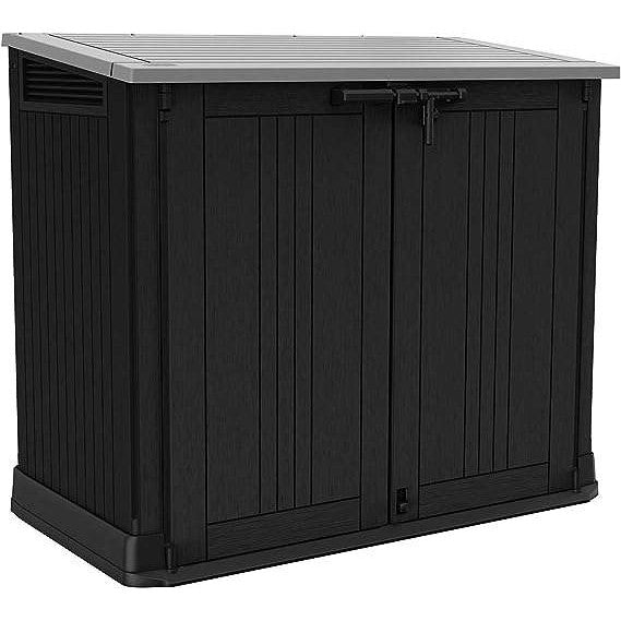 71GXA3manHL._AC_SX569-2 Keter Store It Out Nova 880L Storage Box (with pistons) – Dark Grey with Light Grey Lid - Image 1