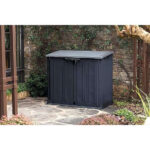 Keter Store It Out Nova 880L Storage Box (with pistons) – Dark Grey with Light Grey Lid - Image 2