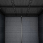 Keter 11x 7 Cortina Heavy Duty Plastic Pent Shed – Dark Grey - Image 6