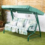 Alfresia Roma 3 Seater Garden Swing Seat | Classic Cushions - Image 13