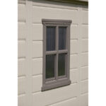 Keter 4×6 Factor Heavy Duty Plastic Garden Shed – Beige - Image 7